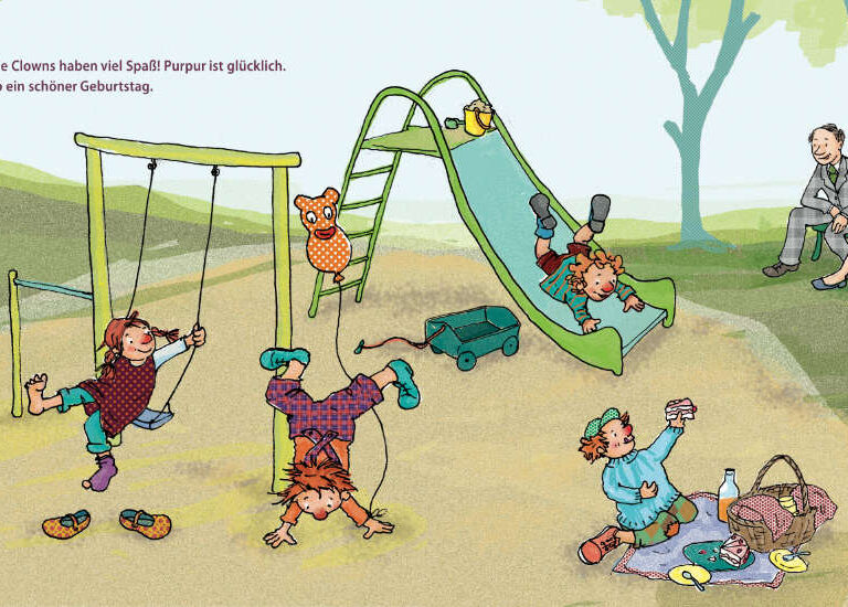 ulrikebahl-illustration-Bilderbuch-Inklusion-Spielplatz-Spass