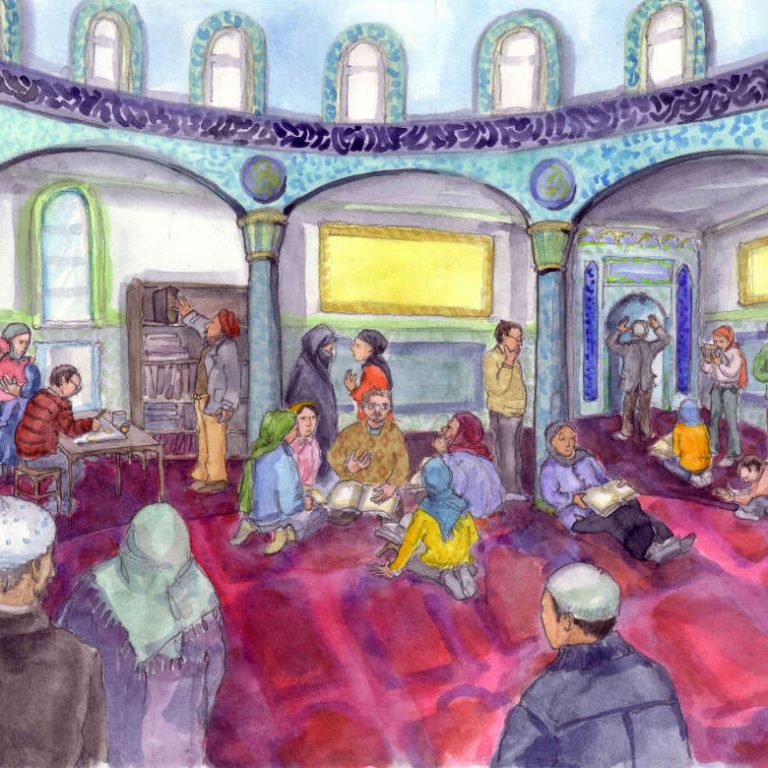 ulrikebahl-illustration-Islam-Moschee